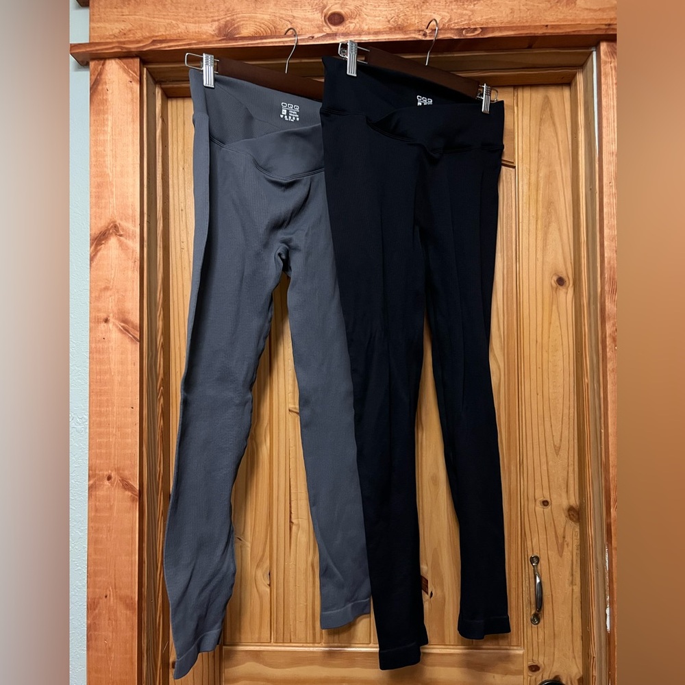 OQQ Ribbed Yoga Pants